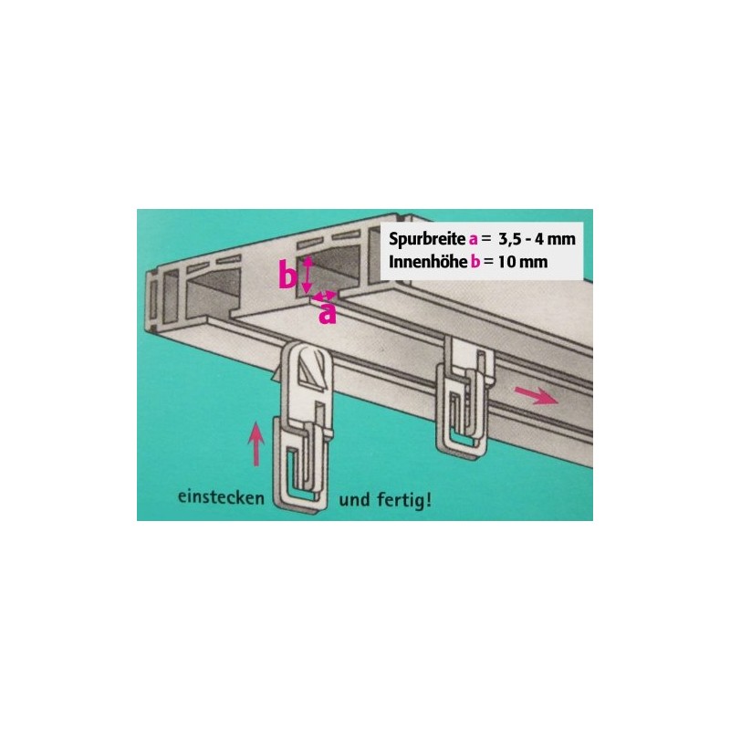 KlickFix Curtain Gliders – The Original Pack of 20