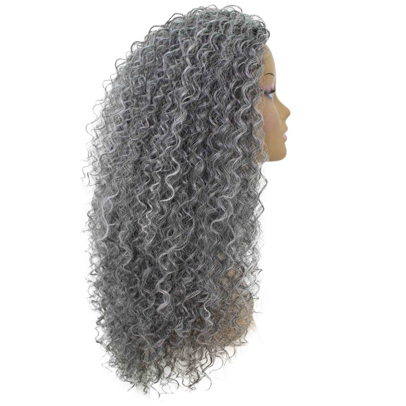 LUXLUXE Isadora Curly Body Waves 22.5 in Long Half Wig