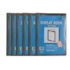 6 A5 Display Book Presentation Folder 20 Pocket - Black
