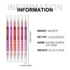 SHCOETY Double Ended Lip Liner Set, 6 Pencils 12 Shades,