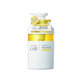 unlabel V Creamy Moist Body Wash, Citrus Pair Scent, Highly Moisturizing, Body Soap, Vitamin c, Transparent Skin, Dullness, 13.5 fl oz (400 ml)