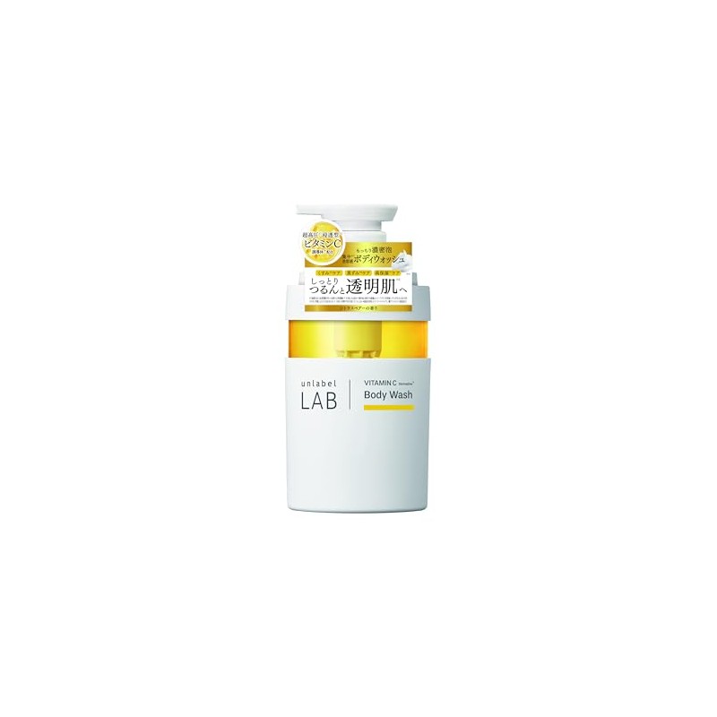 unlabel V Creamy Moist Body Wash, Citrus Pair Scent, Highly