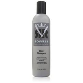 Roffler Silver Shampoo 10.1oz - Violet - Daily Hair Shampoo for Gray/White Hair - Volume & Brightening - 300ml