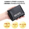 Bendibis BDW-8395 Wallet, Mini Wallet, Trifold, Synthetic Leather, Foil Print,