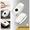 CTRINEWS for Mercedes Key Fob Cover with Luxury Diamond Braided