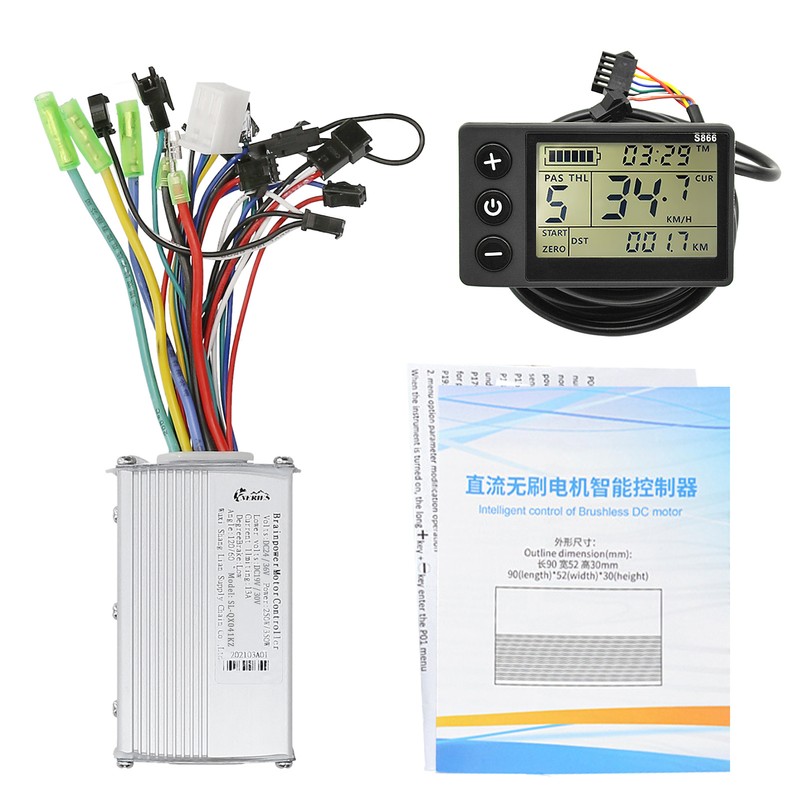 LCD Display Panel Brushless Controller Kit for Electric Bicycle Electric