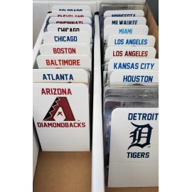 CSP/BCW 92 TALL Sports Card Dividers 3 League Bundle w/ FREE Custom Team Logo Labels