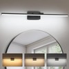 BrkNit 40 Inch LED Bathroom Vanity Light (3000K/4000K/6000K, Dimmable), Black