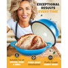 CRUSTLOVE Dutch Oven Bread Baking - 5QT Enamel Bread Dome