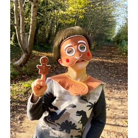 ZAC HOME World Book Day Ginger Bread Man Costume for 3-12 year old