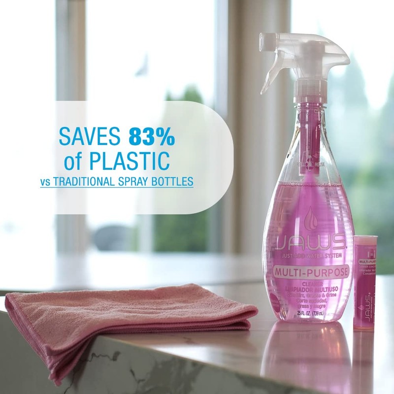 JAWS Multi-Purpose Cleaner Kit - 25 oz Refillable Bottle, 2