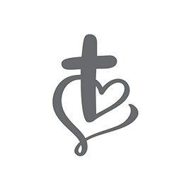 Cross Love Faith Jesus Heart Church Vinyl Decal Sticker