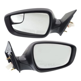 Garage-Pro Driver & Passenger Side Power Heated Mirrors for Hyundai Elantra 2014-2016 Without Signal Light Paintable Korea or USA Built Vehicle