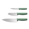 BergHOFF Forest 3Pc Specialty Knife Set, Stainless Steel Sharp Blade,