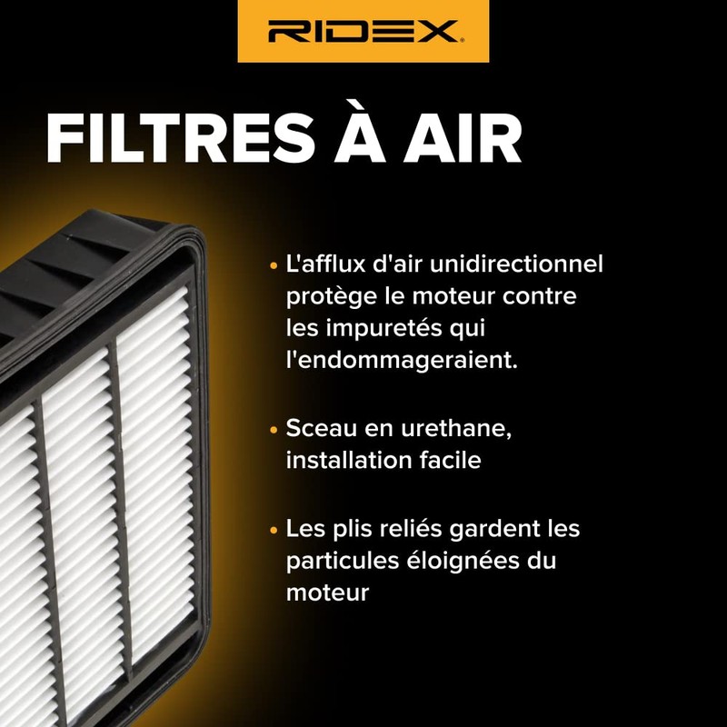 RIDEX 8A0090 Air Filter Compatible with Renault Twingo II CN0