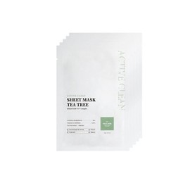 Meoncell VILLAGE11FACTORY Active Clean Sheet Mask Tea Tree 10 Sheets NONE / 메온셀 VILLAGE11FACTORY 액티브 클린 시트 마스크 티트리 10매 NONE