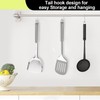 Spatulas for Cooking, Spatula, 2 Pcs Silver Stainless Steel Spatula