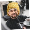 Mikinona Multi-functional Aluminum Foil Hair Cap Heat Insulation Reusable Suitable