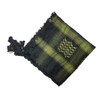 Retro Seventy2 Olive Green and Black Palestinian Shemagh Scarf with
