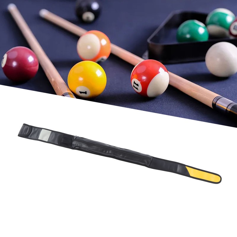 Billiards Club Bag 3/4 Billiards Pool Bag Black PU Leather