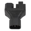 IEC320 C14 to C13 and 5‑15R Power Adapter Male to
