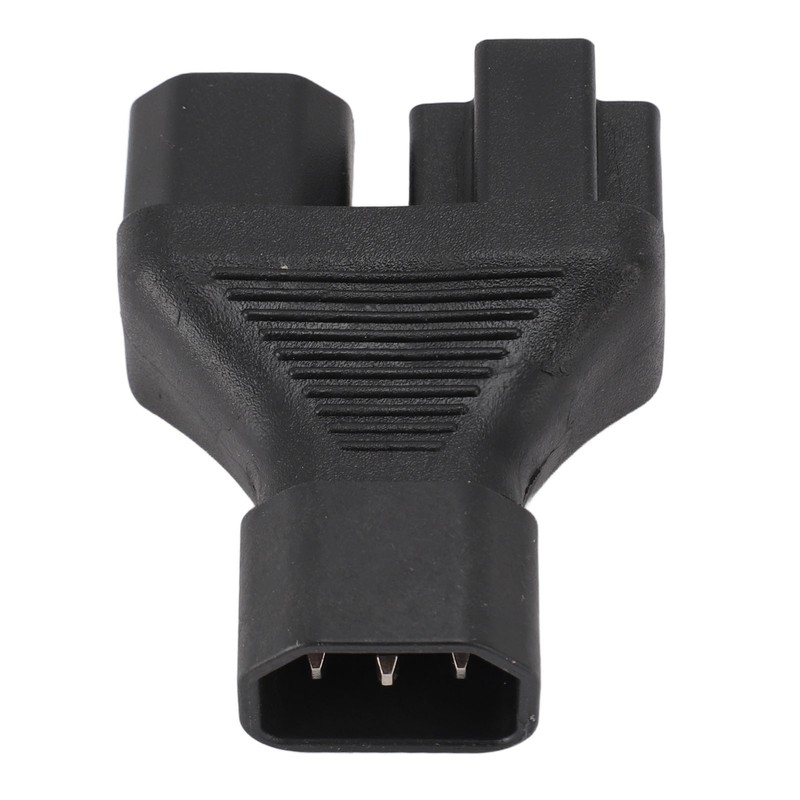 IEC320 C14 to C13 and 5‑15R Power Adapter Male to