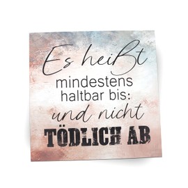 Pin, Fridge Magnet with Sayings, (It Says At Least Lasting)