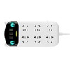 Power Strip Multifunctional USB Port ABS Flame Retardant Socket Strip