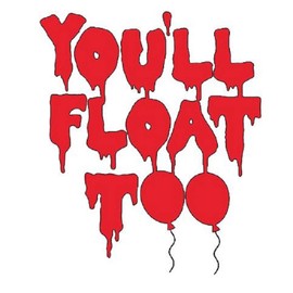 You'll Float Too Pennywise Clown It Movie Vinyl Decal Bumper Computer Sticker 5" x 6"