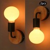 Yuenslighting Wall Lamp & Incandescent Bulbs