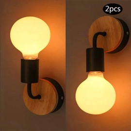 Yuenslighting Wall Lamp & Incandescent Bulbs