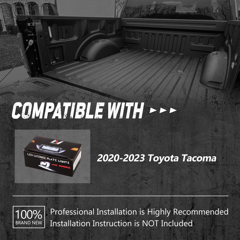 NUVISION LIGHTING Pair of LED Bed Cargo Lights Compatible with