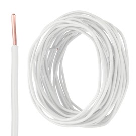 sourcing map 10 Feet Electrical Wire Insulated Solid Copper 10 AWG Hook Up Wire Cable THHN Wire Residential, Industrial, Grounding, Electrical Rated for 600 Volts,UL listed,Yellow