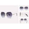 LoveLegis Women's Glasses, Hexagonal, Vintage, Polarised, Colourful, Girls, Shaded, Golden