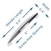 monti hardware | 1 Pack Polished Chrome 5 Inch Hole