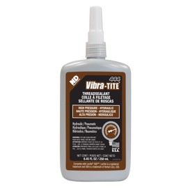 Vibra-TITE 444 Brown High Pressure Hydraulic Anaerobic Thread Sealant, 250ml Bottle