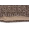 styleBREAKER women knit headband with plait pattern and sequins, fleece