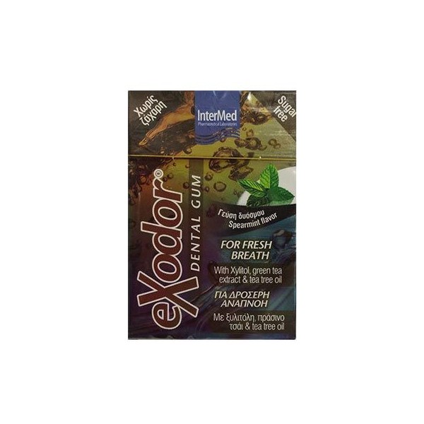 InterMed Exodor Dental Gum 21gr for Fresh Breath