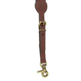 M & F Western Men's Nocona Hdx Smooth Leather Suspenders (X-Large, Brown)