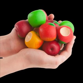 PoppyBabyCo Educational Apples Counting set (Set of 12 - 4 different color)