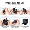 Frame Mount Compatible with GoPro Hero 7/6/5/(2018) Black Case Accessories