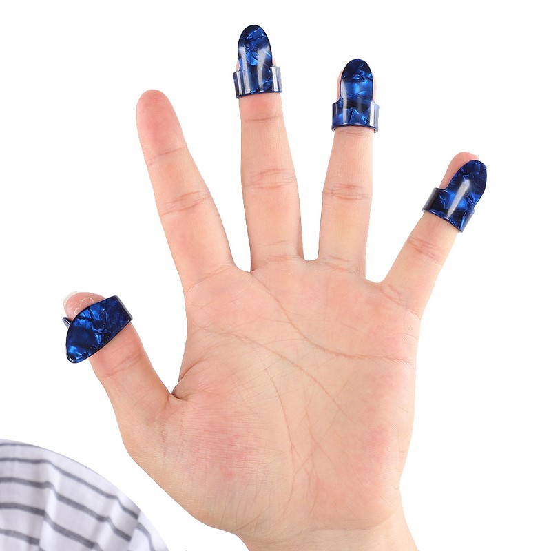 Guitar Accessories Kit 10 Celluloid Pick 4 Guitar Slider 8