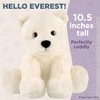 Bearington Everest The Polar Bear Stuffed Animal - 10.5" Soft