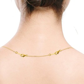 Gold Necklace Extenders - 14k Gold Plated Extender Chain - Chain Extenders For Necklaces, Necklace Bracelet Anklet Extension Chains With Lobster Clasps And Closures For Jewelry Making 3 Pcs (1 2 3 In)