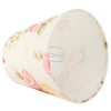 Cloth Lamp Shade Flower Pattern Clip On Bulb Lampshade for