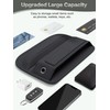 Universal Fit Premium Leather Car Seat Gap Filler Organizer, Center