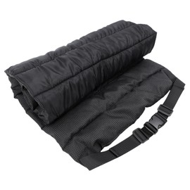 Greensen Dickes Sitzkissen aus Memory-Schaum und Gel mit Riemen, Stützkissen für Rollstuhlfahrer aus Neoprenstoff für 18-Zoll-Rollstühle, Vielseitig und Verstellbar für Multifunktionale