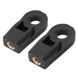2pcs Outboard Control Box Cable End Connector ABS Copper Replacement for 3300C Throttle And Shift Control Box Cable Connection