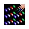 40 Lámparas Led Para Dedos, Mini Linterna Luminosa Para Niño