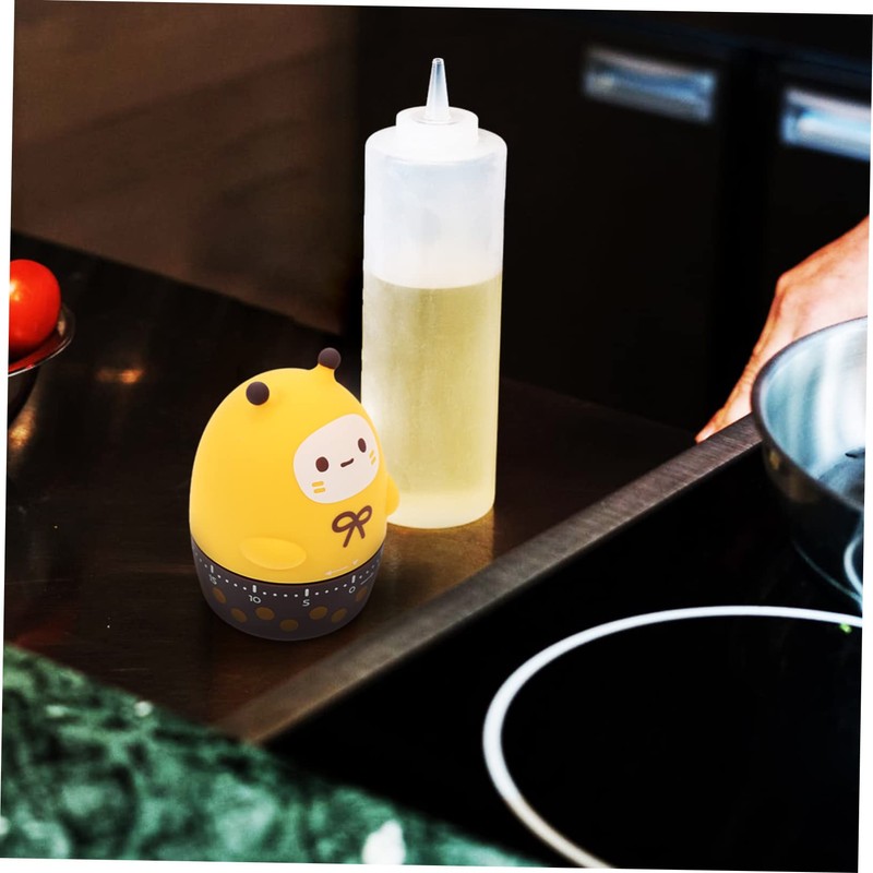 ABOOFAN Mechanical Cooking Timer Cute Cartoon Design Easy to Use